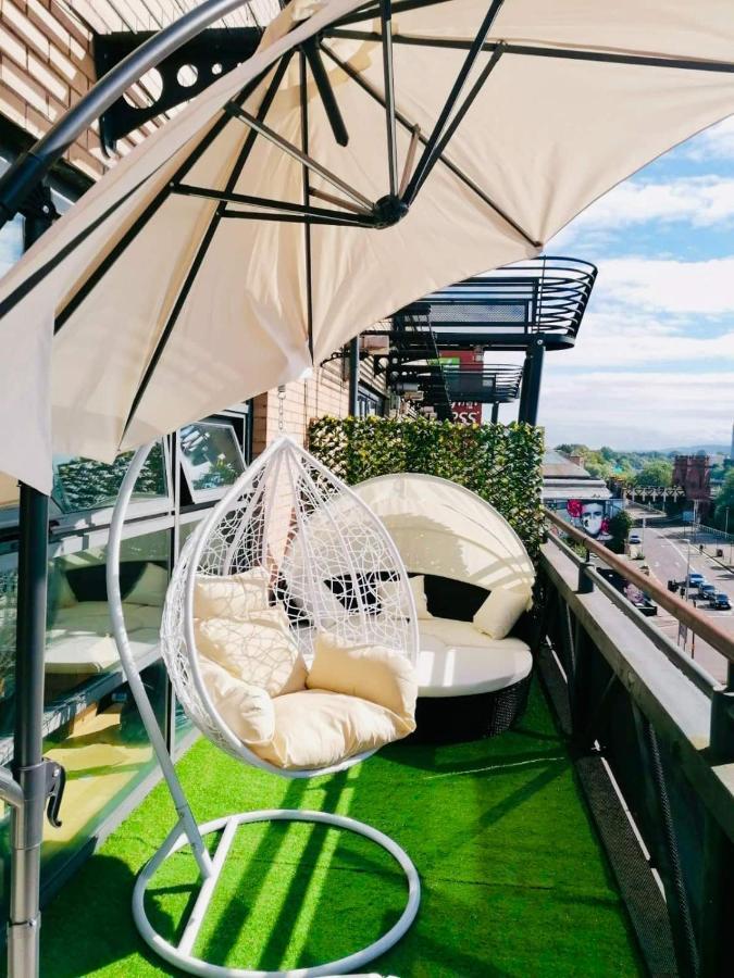Glasgow City Centre G1 Penthouse With Riverviews - Duplex Eksteriør bilde