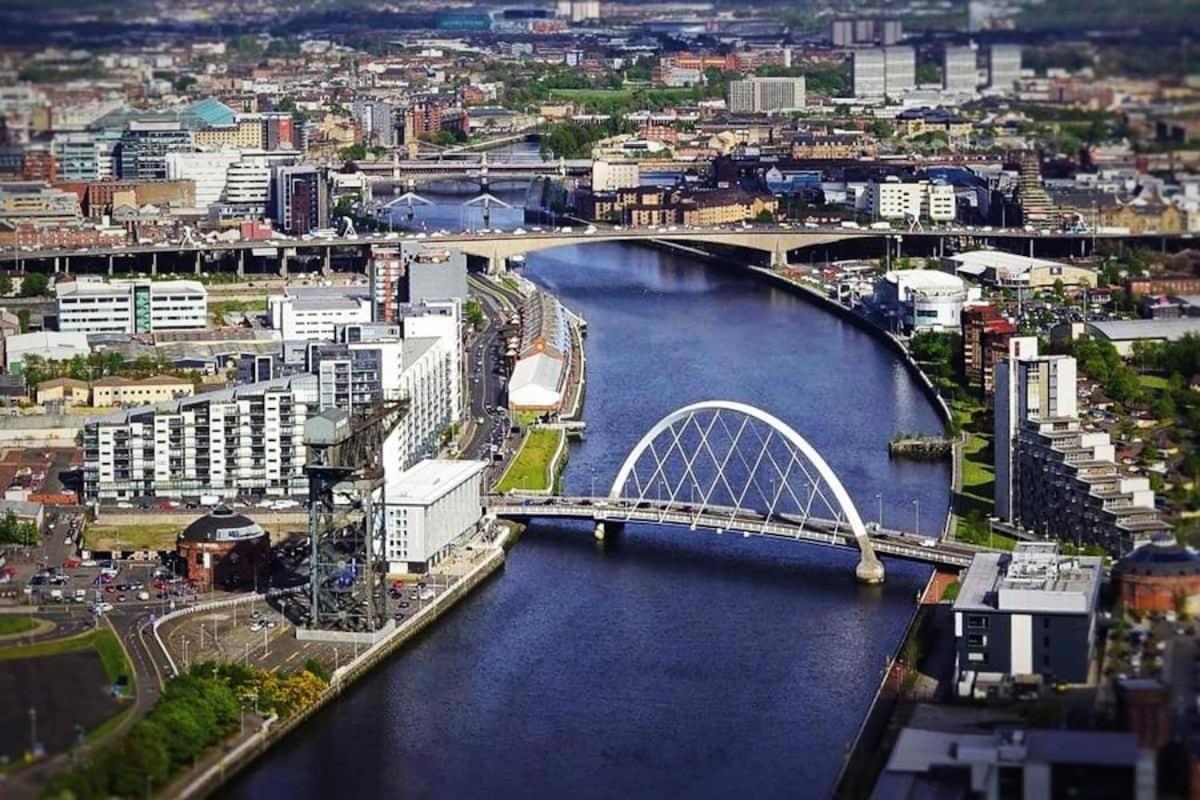 Glasgow City Centre G1 Penthouse With Riverviews - Duplex Eksteriør bilde