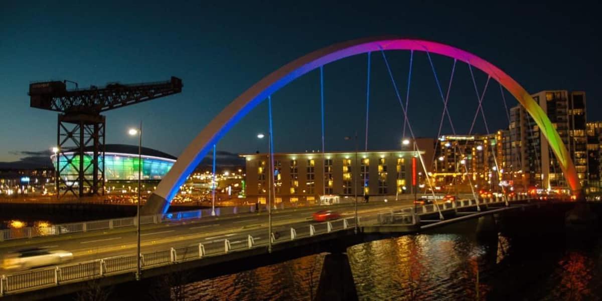 Glasgow City Centre G1 Penthouse With Riverviews - Duplex Eksteriør bilde