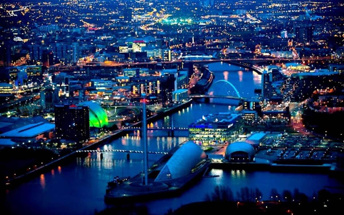 Glasgow City Centre G1 Penthouse With Riverviews - Duplex Eksteriør bilde